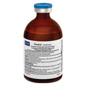 Tenotryl (Enrofloxacin) Injectable Solution for Beef Cattle, Non-Lactating Dairy Cattle and Swine  Virbac